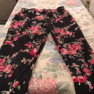 Floral leggings